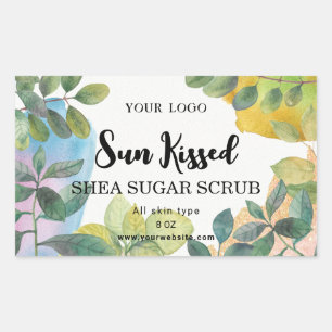 Blattschild Rechteckiger Aufkleber