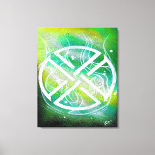 Blattsigil Leinwanddruck