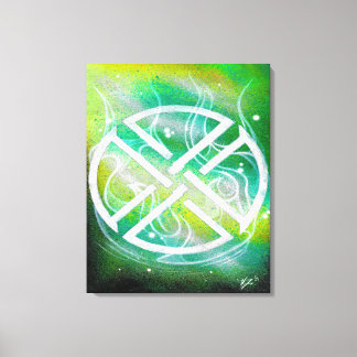 Blattsigil Leinwanddruck