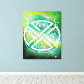 Blattsigil Leinwanddruck (Insitu (Holzboden))