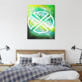 Blattsigil Leinwanddruck (Insitu (Schlafzimmer))