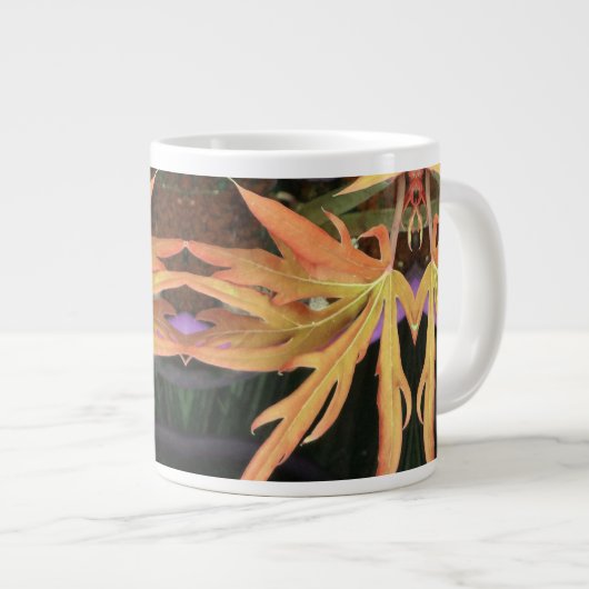 Blattstudie 2 Jumbo-Tasse (Vorderseite Rechts)