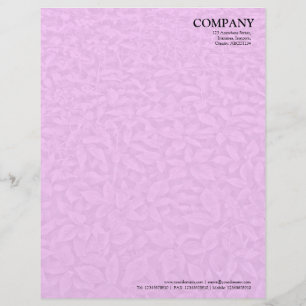 Blattunterwuchs Textur - Rosa Briefkopf