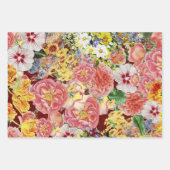 Blattwein, Arcadia bluoral und Positano Geschenkpapier Set (Vorderseite 2)