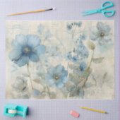 Blau 14 seidenpapier (Basteln)