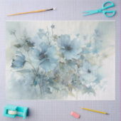 Blau 15 seidenpapier (Basteln)