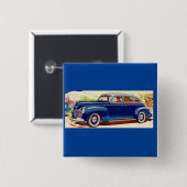 blau 1941 Plymouth Button (Vorne & Hinten)