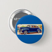 blau 1941 Plymouth Button (Vorne & Hinten)