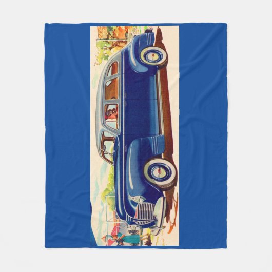 blau 1941 Plymouth Fleecedecke (Vorderseite)