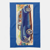 blau 1941 Plymouth Geschirrtuch (Vertikal)