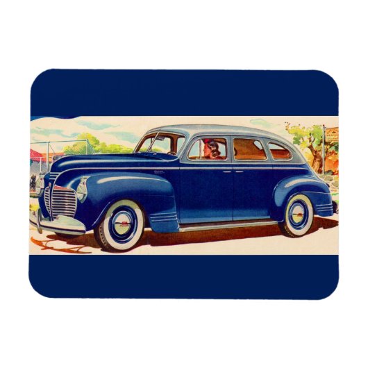 blau 1941 Plymouth Magnet (Horizontal)