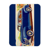 blau 1941 Plymouth Magnet (Vertikal)
