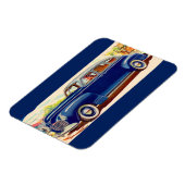 blau 1941 Plymouth Magnet (Linke Seite)