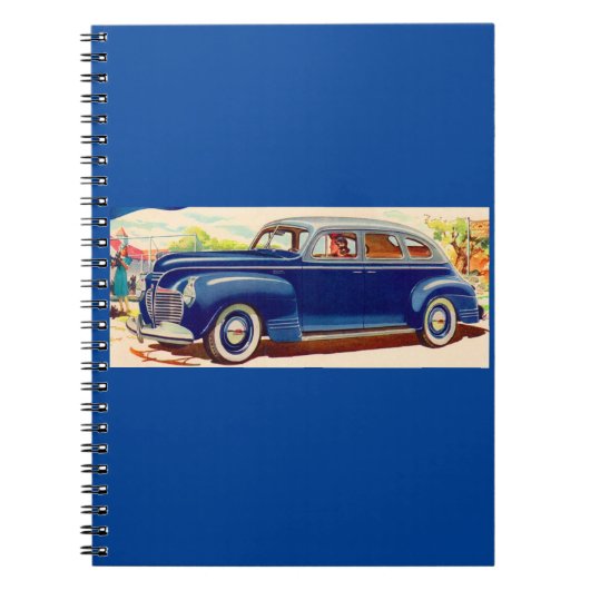 blau 1941 Plymouth Notizblock (Vorderseite)