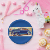 blau 1941 Plymouth Pappteller (Party)
