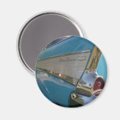blau 1957 Chevy Magnet (Vorderseite/Rückseite)