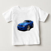Blau 1977-78 Transportes morgens Baby T-shirt (Vorderseite)