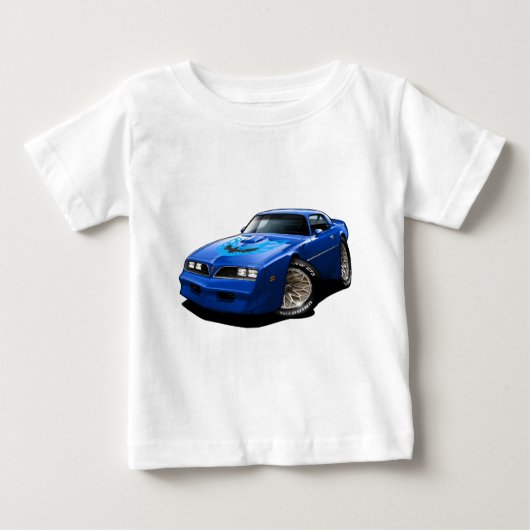 Blau 1977-78 Transportes morgens Baby T-shirt (Vorderseite)