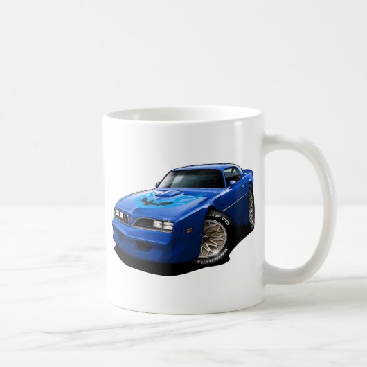Blau 1977-78 Transportes morgens Kaffeetasse (Rechts)