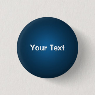 Blau 1 1/4" Vorlage für benutzerdefinierte Texttas Button