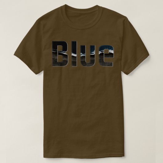 Blau 1 T-Shirt (Design vorne)