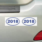 Blau 2018 autoaufkleber (Auf Auto)