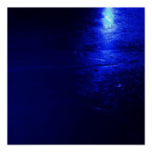 Blau 20" x 20", Posterpapier (halbglänzend) Poster (Vorderseite)
