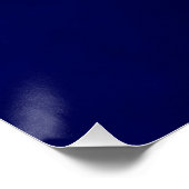 Blau 20" x 20", Posterpapier (halbglänzend) Poster (Ecke)