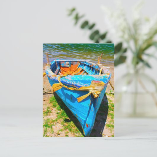 Blau 2 postkarte (Stehend Vorderseite)