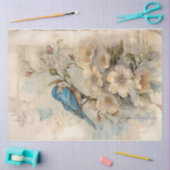 Blau 3 seidenpapier (Basteln)