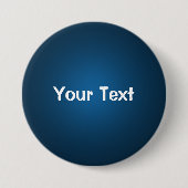 Blau 3" Vorlage für benutzerdefinierte Texttasten Button (Vorderseite)