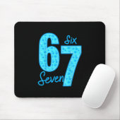 Blau 67 Lustiges Meme Mousepad (Mit Mouse)
