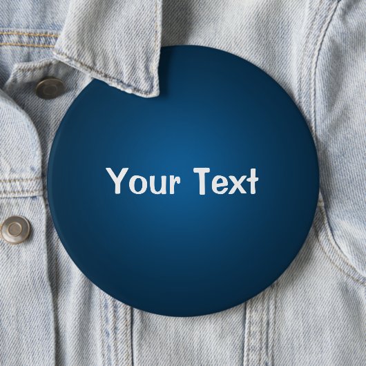 Blau 6" Vorlage für benutzerdefinierte Texttasten Button (Beispiel)