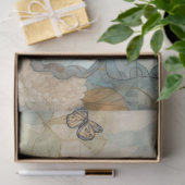 Blau 7 seidenpapier (Geschenk)