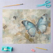 Blau 7 seidenpapier (Basteln)