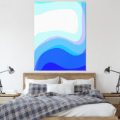 Blau Abstrakt 1112 Leinwanddruck (Insitu (Schlafzimmer))
