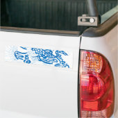 "Blau" Abstrakt Autoaufkleber (Auf Lkw)