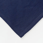 Blau Abstrakt. Blauer und weißer Farbblock. Lösche Fleecedecke (Ecke)