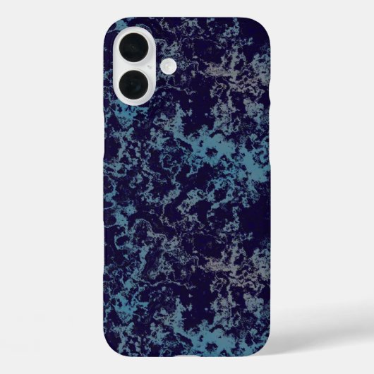 Blau Abstrakt Case-Mate iPhone Hülle (Rückseite)