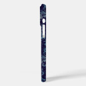 Blau Abstrakt Case-Mate iPhone Hülle (Rückseite / Links)