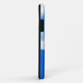 Blau Abstrakt Case-Mate iPhone Hülle (Hinten/Rechts)