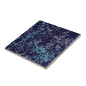 Blau Abstrakt Fliese (Seite)