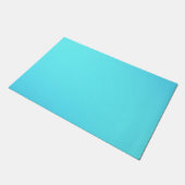 Blau abstrakt fußmatte (Schrägansicht)