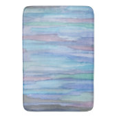 Blau Abstrakt: Januar Morgen Badematte (Vorderseite Vertikal)