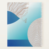 Blau abstrakt planer (Rückseite)