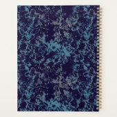 Blau Abstrakt Planer (Rückseite)