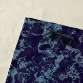 Blau Abstrakt Strandtuch (Beispiel)