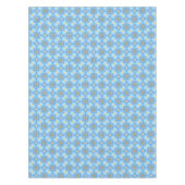 Blau Abstrakt Tischdecke (Vorderseite)