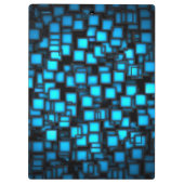 Blau Abstrakt/Zwischenablage Klemmbrett (Rückseite)