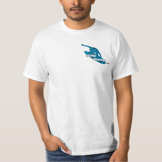 Blau - Aktion Surfer/Shortboarder T-Shirt